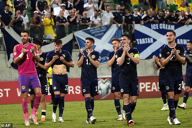 Steve Clarke's Scotland come into the match on the back of a 3-0 win over Cyprus last weekend