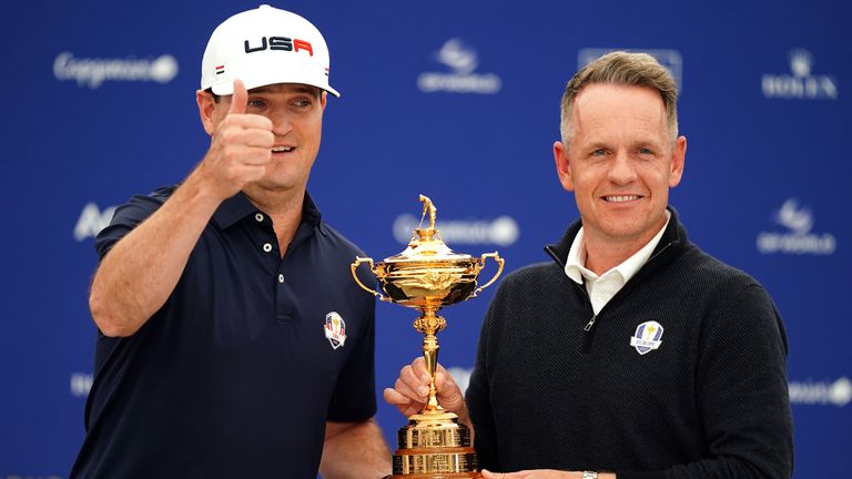 Will it be a thumbs up for American captain Zach Johnson on Sunday night or can Luke Donald lead Team Europe to victory?