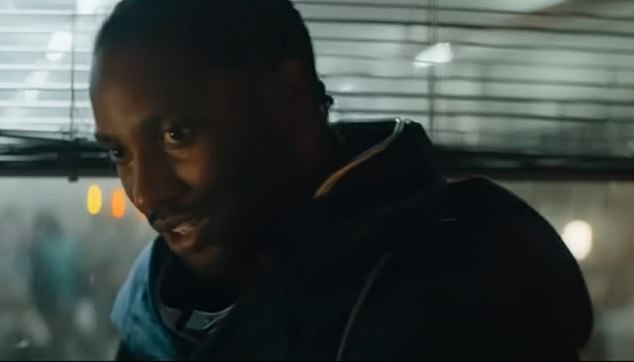 Excited movie fans are in a speculation frenzy over 20th Century Studios' new sci-fi epic, The Creator.  Pictured: John David Washington in a scene from the film