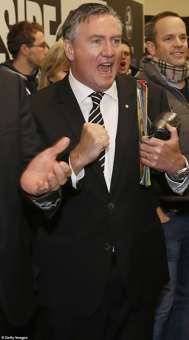 Eddie McGuire has declared 'it means the world to me' after being awarded life membership of the Collingwood Past Players Association at an event in Melbourne this week.