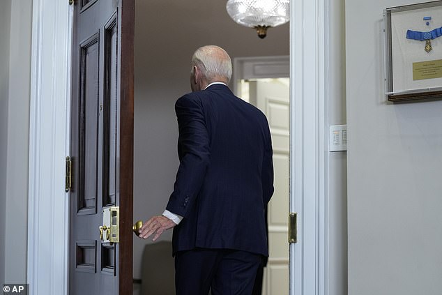 President Joe Biden ignored a question about whether he would pardon his son Hunter