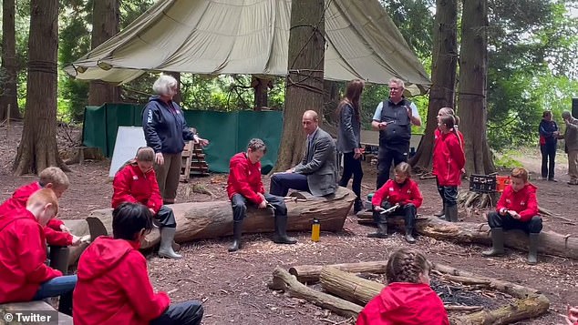 The Prince and Princess of Wales attend Madley Primary School's Forest School in Hereford, where each pupil attends once a week to learn National Curriculum subjects in a woodland setting