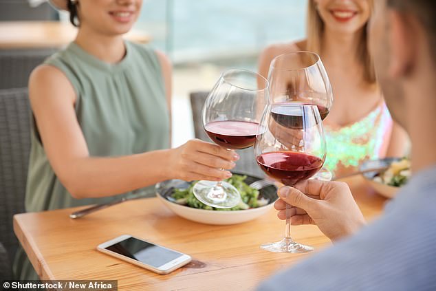 Experts fear Britain's 'wine o'clock' culture is part of an alarming trend, with deaths from chronic liver disease increasing fivefold since the 1970s (stock image)