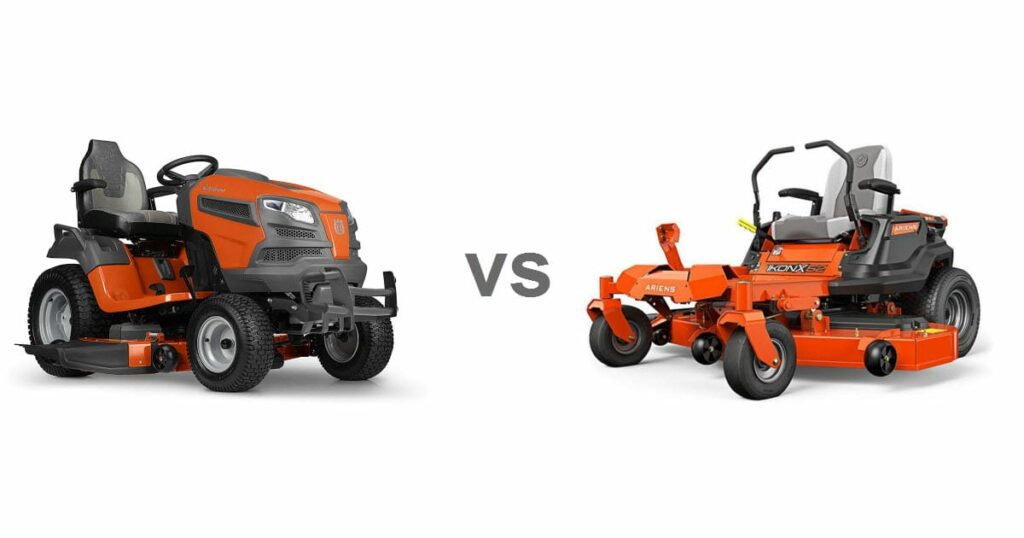 zero turn vs lawn tractor
