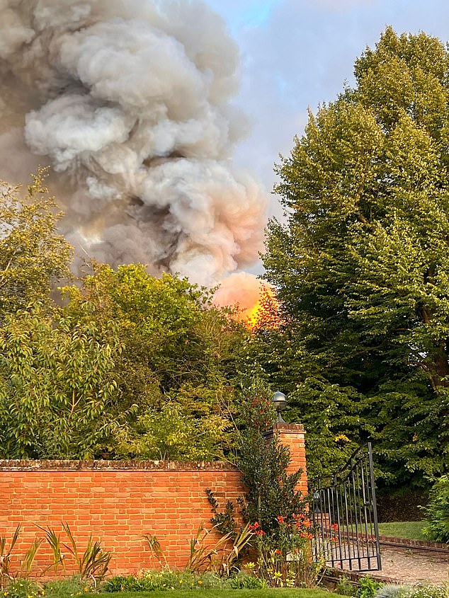 The grand, modern dream home was completely destroyed just a day after completing a three-year, multi-million pound renovation