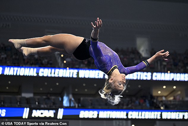 She started publicizing her lavish life as an NCAA gymnast, causing her NIL value to skyrocket