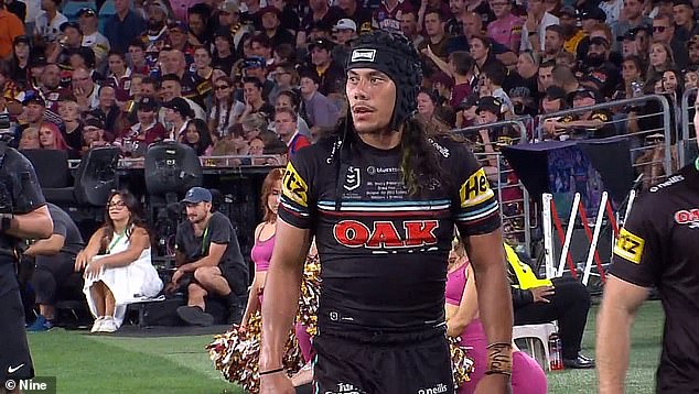 Jarome Luai made a courageous comeback from a shoulder dislocation in the preliminary final, but aggravated the injury again in the grand final.