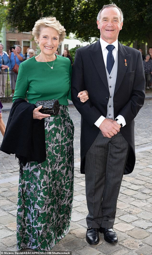 Michel van Ligne and his wife, Princess Eleonora of Ligne, were also present at the high-profile event (photo)