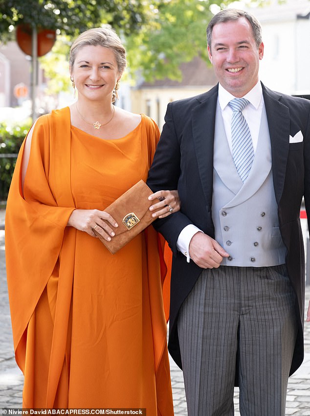 Crown Grand Duke Guillaume of Luxembourg and Crown Grand Duchess Stephanie of Luxembourg were among those present