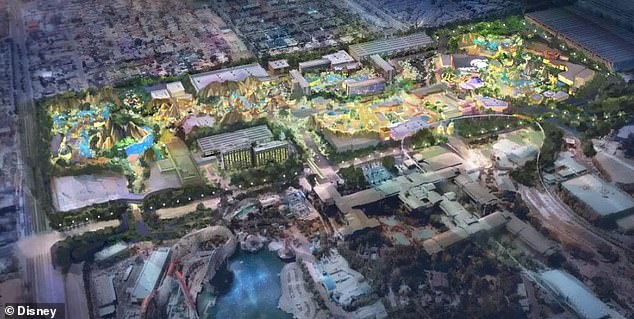 Disney has proposed an expansion of its Disneyland park in California, including growth in the theme park areas, retail and parking lots