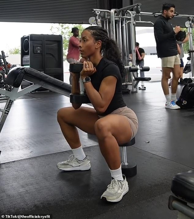 Gilmore later shared a follow-up video detailing what she eats on her glute-focused leg days