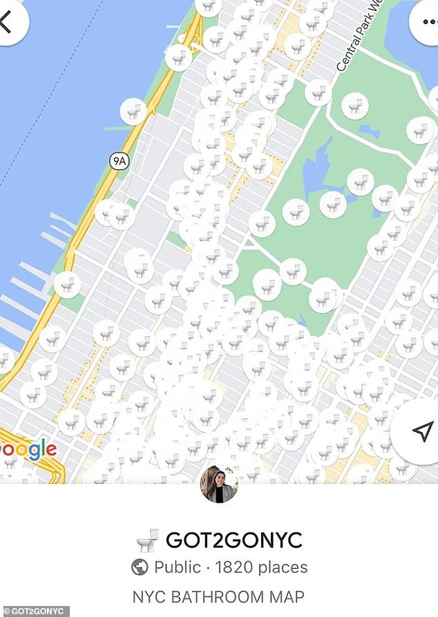 Teddy eventually started compiling all the bathrooms – both from crowdsource submissions and her own research – into a Google Maps list