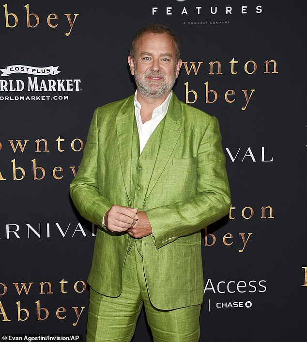 Hugh Bonneville has confirmed he has been separated from his wife of 25 years, Lulu Williams.  Pictured: Hugh at the Downton Abbey premiere in New York in September 2019