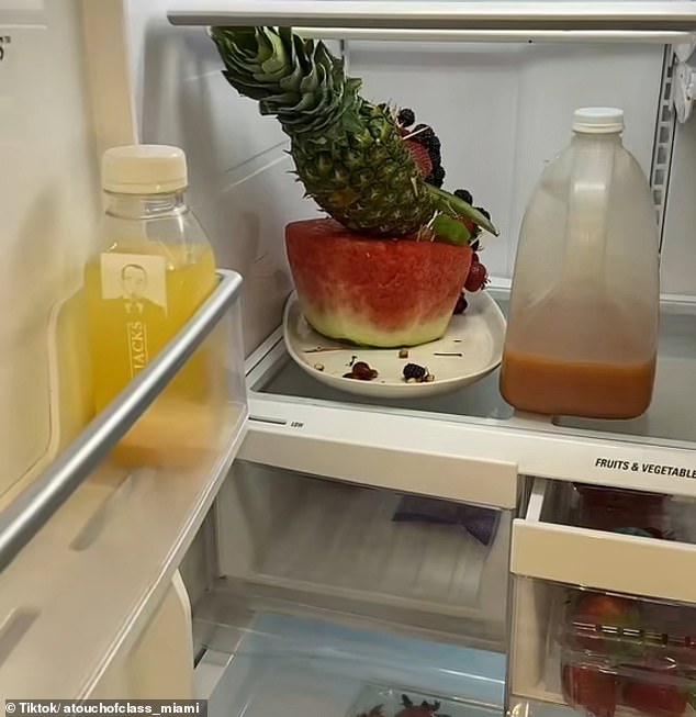 Guests often left behind half-consumed fresh produce, drinks and more