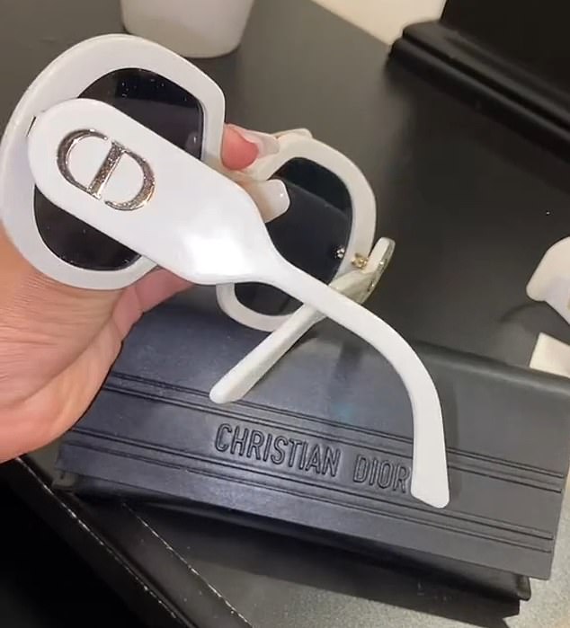 Christian Dior sunglasses were among the chicer items Giullianna found