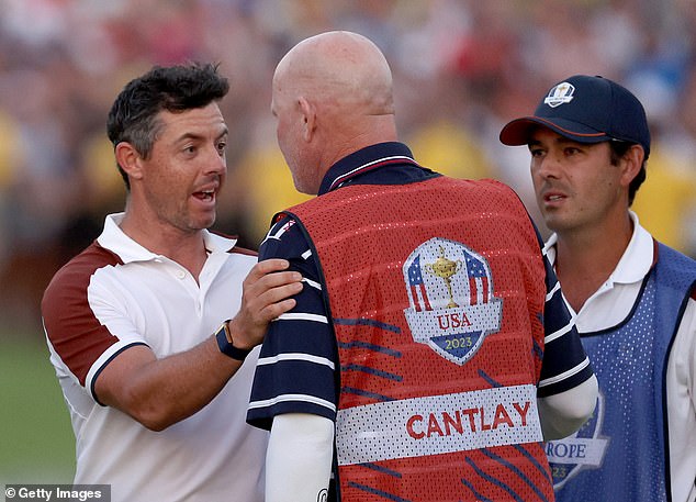 McIlroy's outburst in the parking lot comes after a tense exchange with LaCava on the final hole