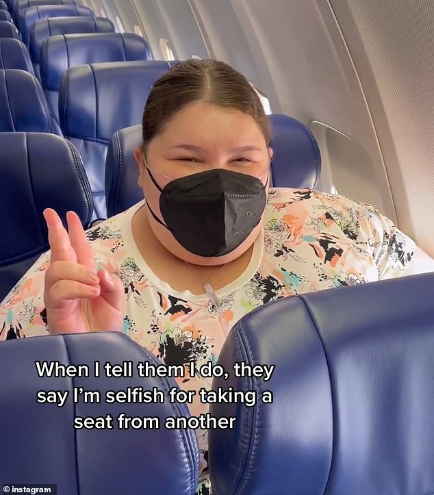 “As plus-size travelers, my partner and I have unfortunately experienced discrimination and discomfort while flying,” she wrote in her petition earlier this year.  The influencer says she is trying to make the industry more inclusive