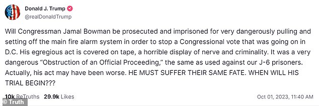 1696222188 458 Dem Rep Jamaal Bowman is ridiculed for claiming he pulled