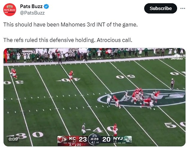 1696224173 780 NFL fans blast atrocious refereeing claiming it helped the Chiefs