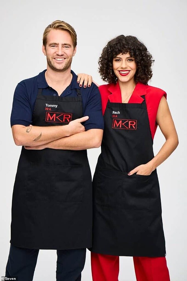 After Rach and her teammate Tommy (pictured) advanced straight to the quarter-finals by securing second place in the first Instant Restaurant round, it looked like Rach and Nick's time together was abruptly cut short.