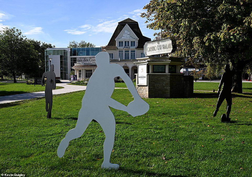 England train for their next Rugby World Cup match at Le Touquet, home to a casino that has inspired James Bond films