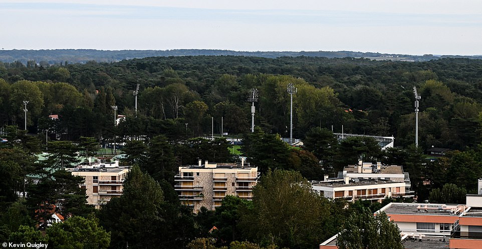 Nestled behind thick trees, Steve Borthwick's team's preparations continue, far away from prying eyes in the city