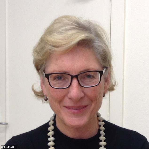 Professor Denise Ferris (pictured) has denied spitting on Thaler and said she acted out of 'fight or flight panic'