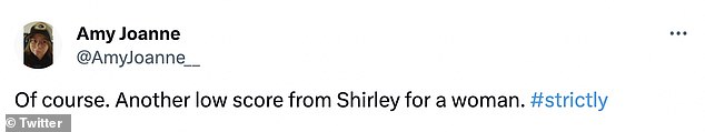 Backlash: Shirley faced renewed criticism from viewers last weekend after giving low scores to three of the show's female celebrities