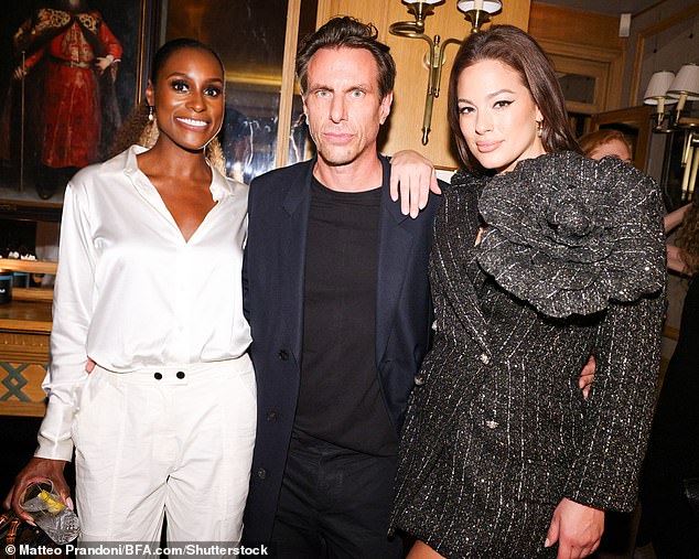 Nice to see you here: Issa Rae, Erik Torstensson and Ashley posed for photos