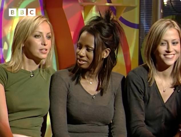 Natalie Appleton and her sister Nicole appear with their All Saints bandmate Shaznay Lewis on Live and Kicking