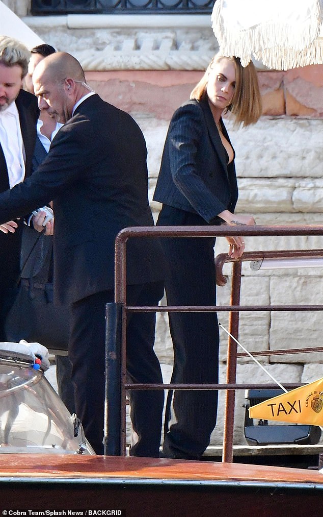 Sight set: Before the big day, it was revealed the couple were spotted looking at wedding venues in Venice earlier this year