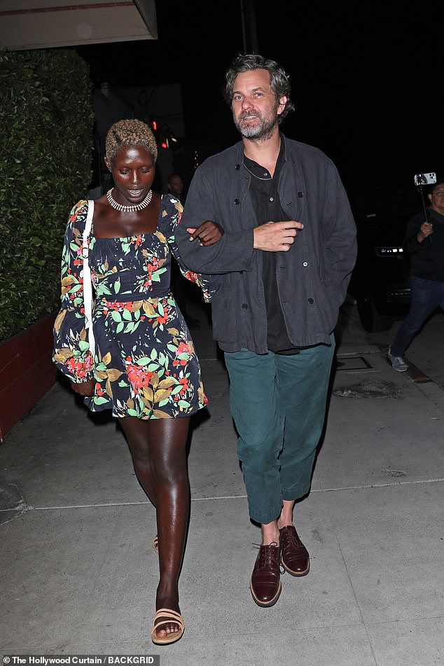 Last seen: The couple stepped out in Santa Monica in August - with Jodie sans ring - in their last public outing together