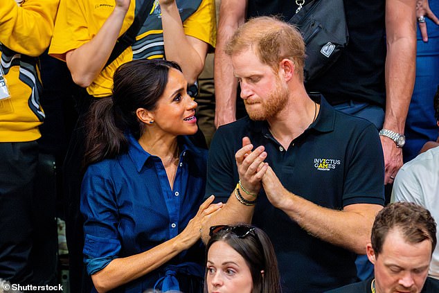 Harry and Meghan put on an extraordinary display of red carpet-style flirting and affection at the Invictus Games last month