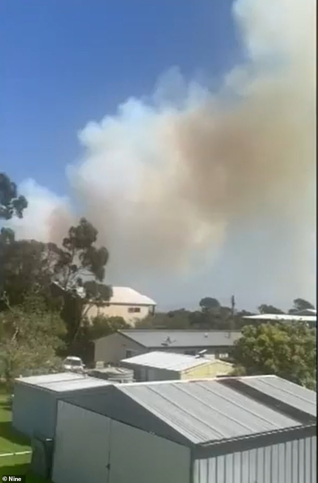 Strong winds have sparked a number of bushfires in Victoria's Gippsland region