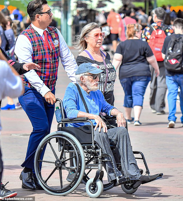 Sighting: The Chitty Chitty Bang Bang star was injured after a car accident in Malibu in March that left him with a bloodied nose and mouth and a concussion.