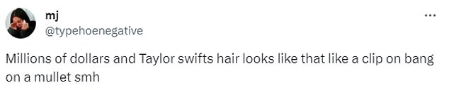 1696287156 499 Taylor Swifts questionable hairstyle is roasted by fans as she