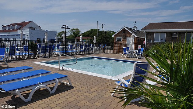 A swimming pool is part of the park's facilities available for use by residents