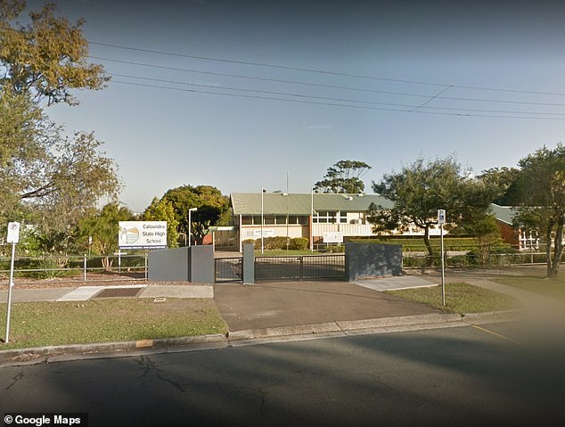 The schoolboy was rushed to hospital and the girl has since been taken into custody (photo Caloundra State High School)