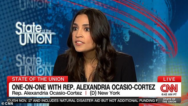 Democratic Rep. Alexandria Ocasio-Cortez said her colleague had a 