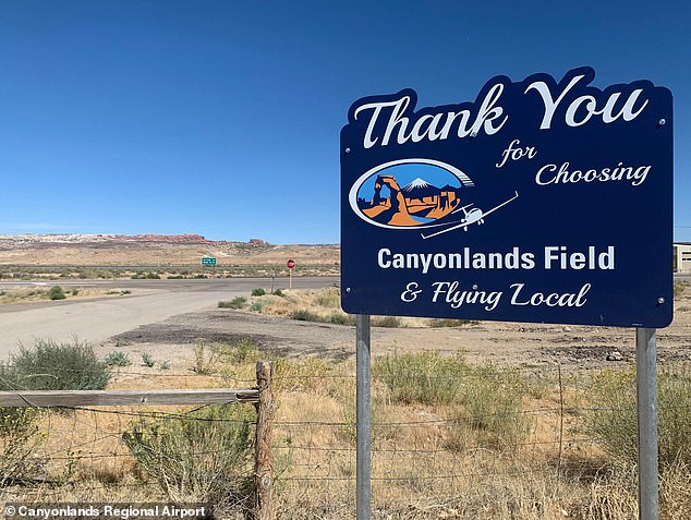 The family flew out of Canyonlands Regional Airport