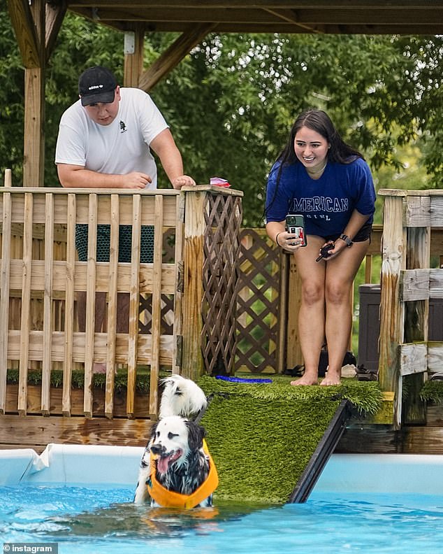 Sandra and Jessie got Ryder from a local breeder in July 2022 and after bringing him home at 13 weeks, she quickly started treating the puppy to luxuries like cuddles and a comfy bed.