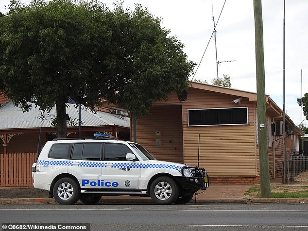 Jayden Ruiz was working at Brewarrina Police Station (pictured) when he committed suicide