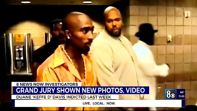 Shakur seen with Suge Knight the night of his death