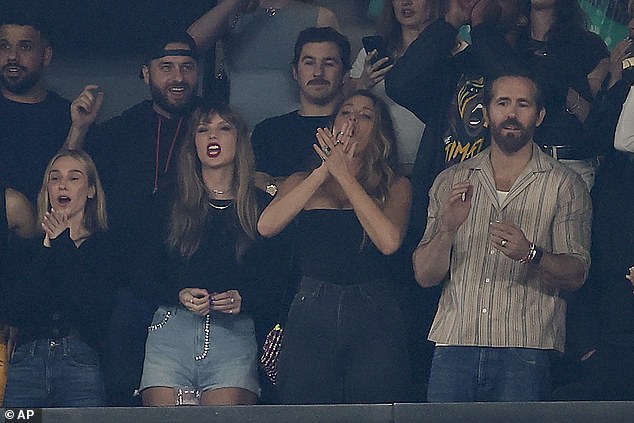 Furious NFL fans have criticized the fanfare surrounding Taylor Swift and her rumored boyfriend Travis Kelce after NBC spoke to the singer 17 different times during Sunday night's broadcast of the Jets-Chiefs game