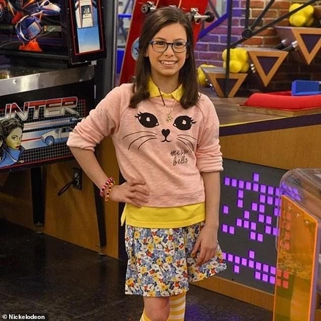 The former child star rose to fame after playing the role of Kenzie Bell on the Nickelodeon show Game Shakers from 2015 to 2019