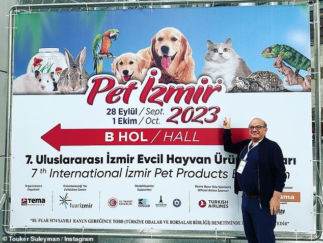 Travel: The successful businessman attempted to travel back to London after spending some time in Izmir, Turkey for a pet fair