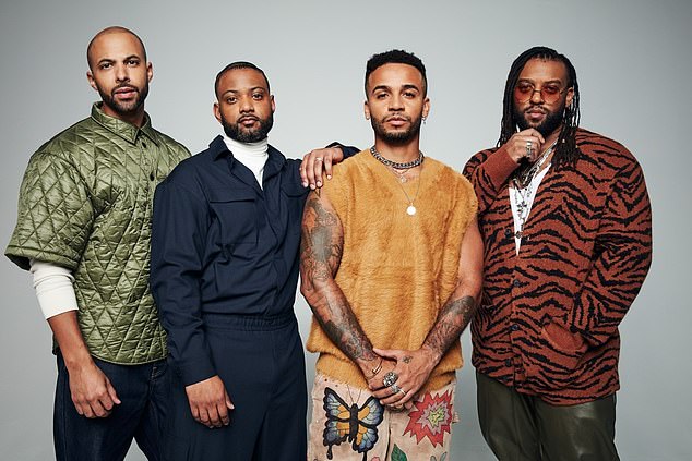 Original: 'Captain' Jack was part of JLS (L-R: Marvin Humes, JB Gill, Aston and Ortise Williams) when they rose to fame on X Factor