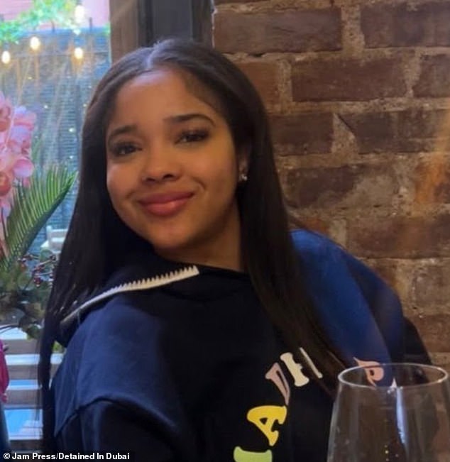 Elizabeth Polanco De Los Santos, 21, and a friend were heading to New York from Turkey and were detained by airport security during a 10-hour layover at Dubai International Airport