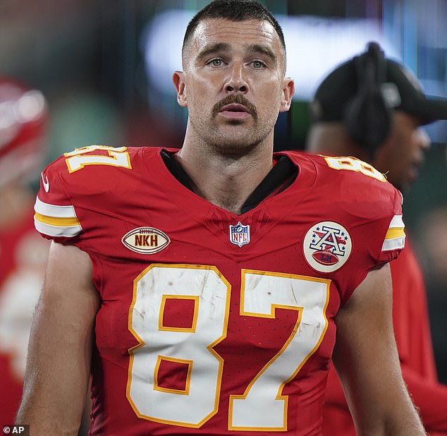 Kelce's popularity and sweater sales have increased since he started dating the pop singer