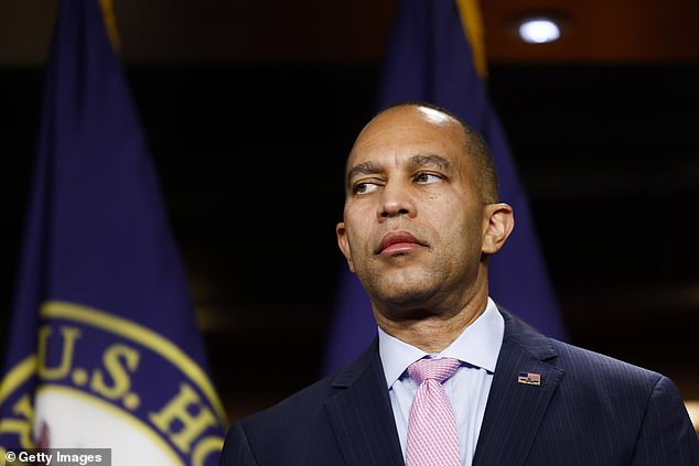 The Democrats, led by Rep. Hakeem Jeffries (above), will likely be the ones to decide McCarthy's fate